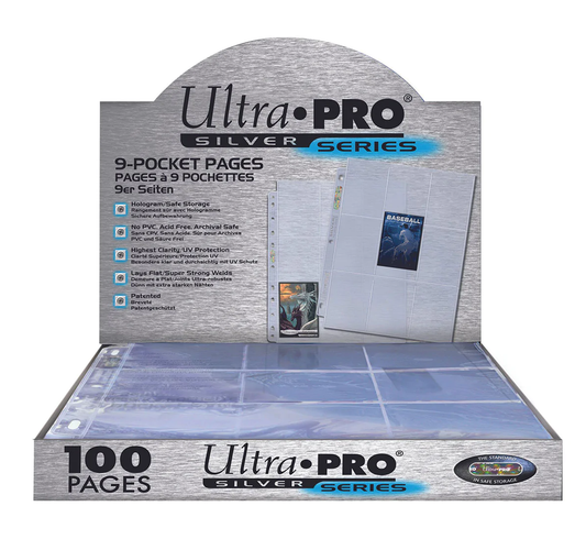 Ultra-Pro 9 Pocket Pages - 100 ct