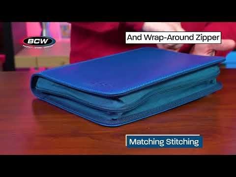 BCW Supplies: Z-Folio For Top Loaders 4-Pocket Lx - Black