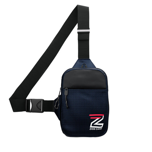 Zion Cases Sling Bag 2.0 with Strap - Navy Blue