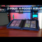 BCW Supplies: Z-Folio For Top Loaders 4-Pocket Lx - Blue