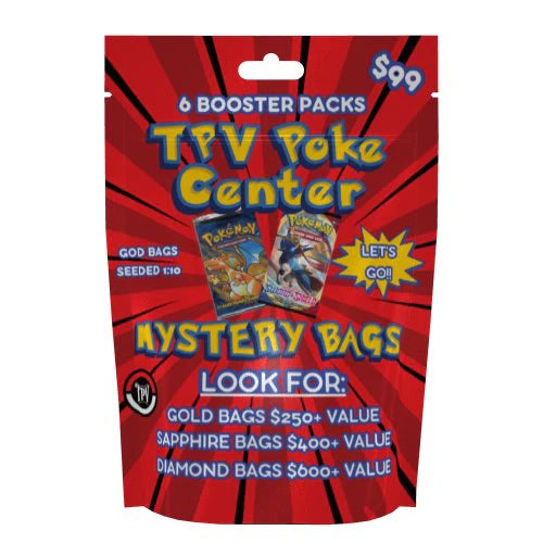 TPV Pokecenter Mystery Packs - 6 Booster Packs