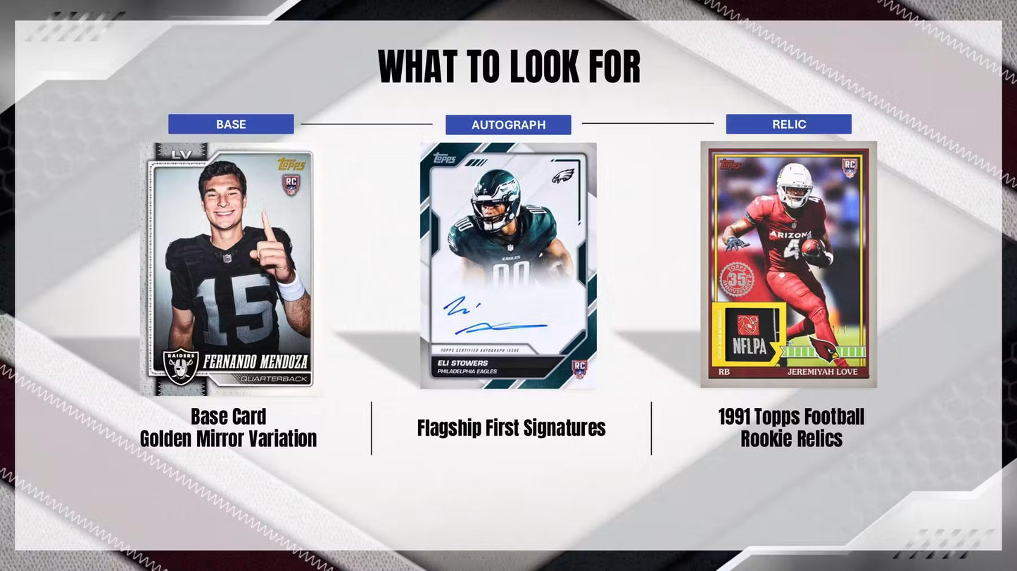 2026 Topps Football Hobby Box