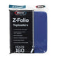 BCW Supplies: Z-Folio For Top Loaders 4-Pocket Lx - Blue